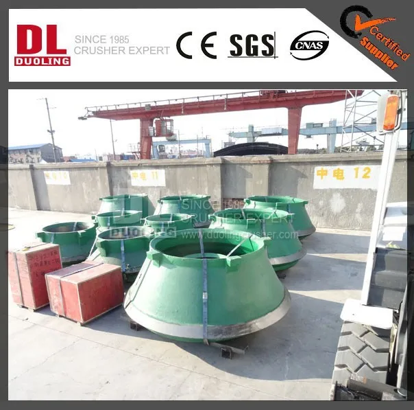 CASTING TELSMITH CONE CRUSHER PARTS BOWL LINERS, MANTLE AND CONCAVE