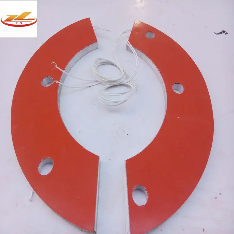 Electric engine block heater, silicone rubber heater pad