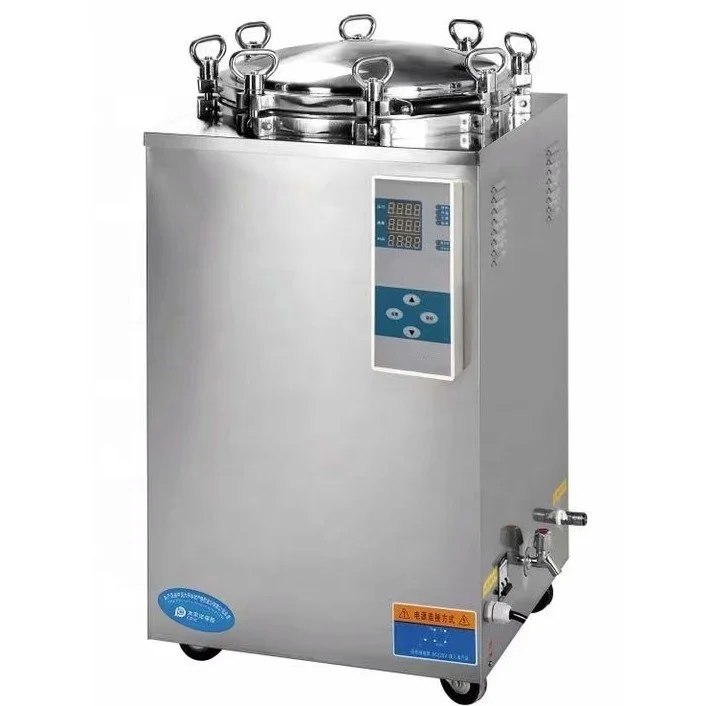 Hospital Stainless Steel Vertical Steam Autoclave Sterilizer Cost-effective 35L 50L 75L 100L 120L 150L Dental Clinic Class II