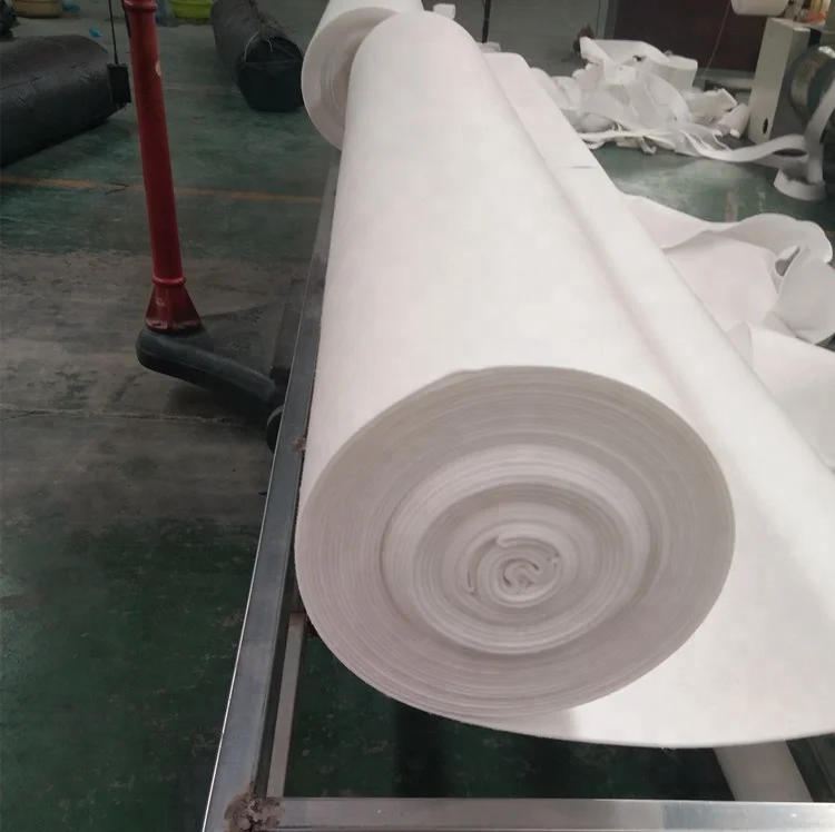 polyester staple fiber non woven geotextile 300g/sqm geotextile fabric price