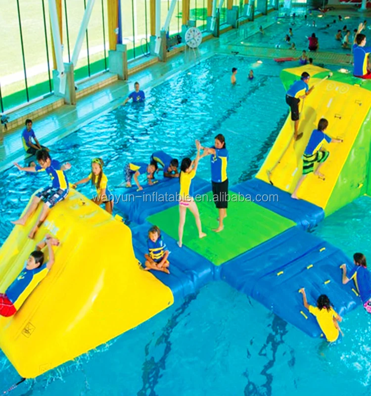 Inflatable water park inflatable water obstacle course for sale