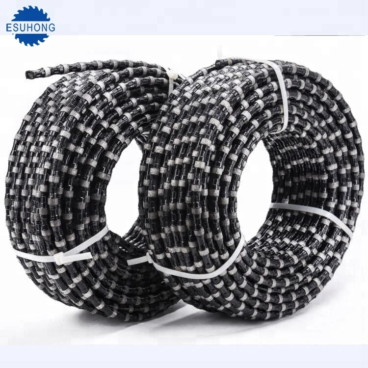 11.5 * 40 * 6 mm  Diamond Wire Rope Saw for Marble Stone Cutting