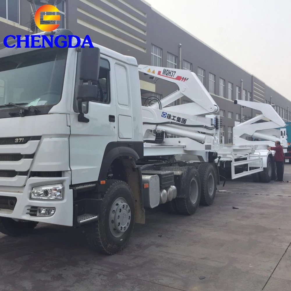 Tri-axle side lifter container side loader trailer for 20 ft 40ft container