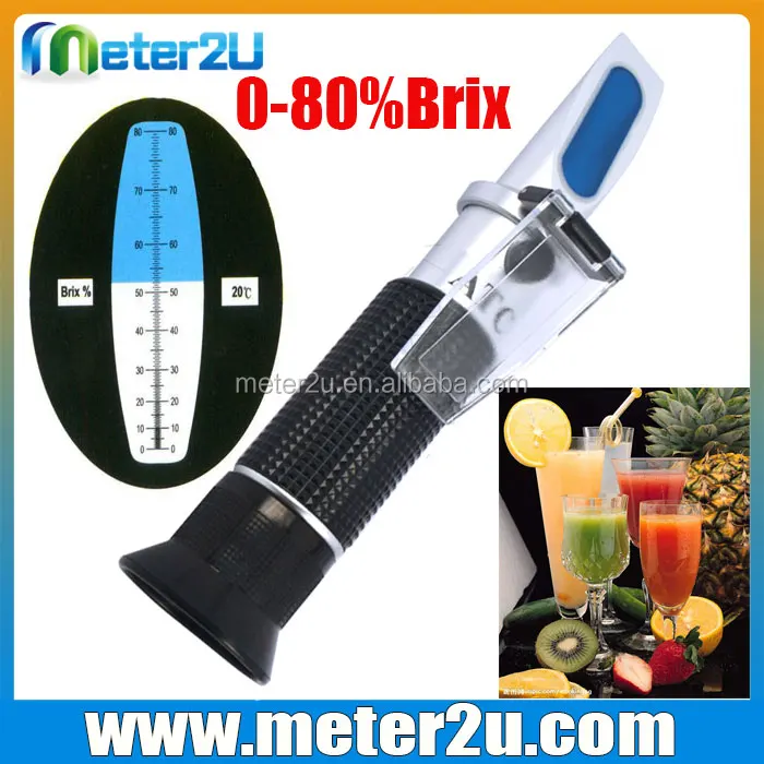 Супер Сентября Покупке 0-80% сахара рефрактометр brix для преломления