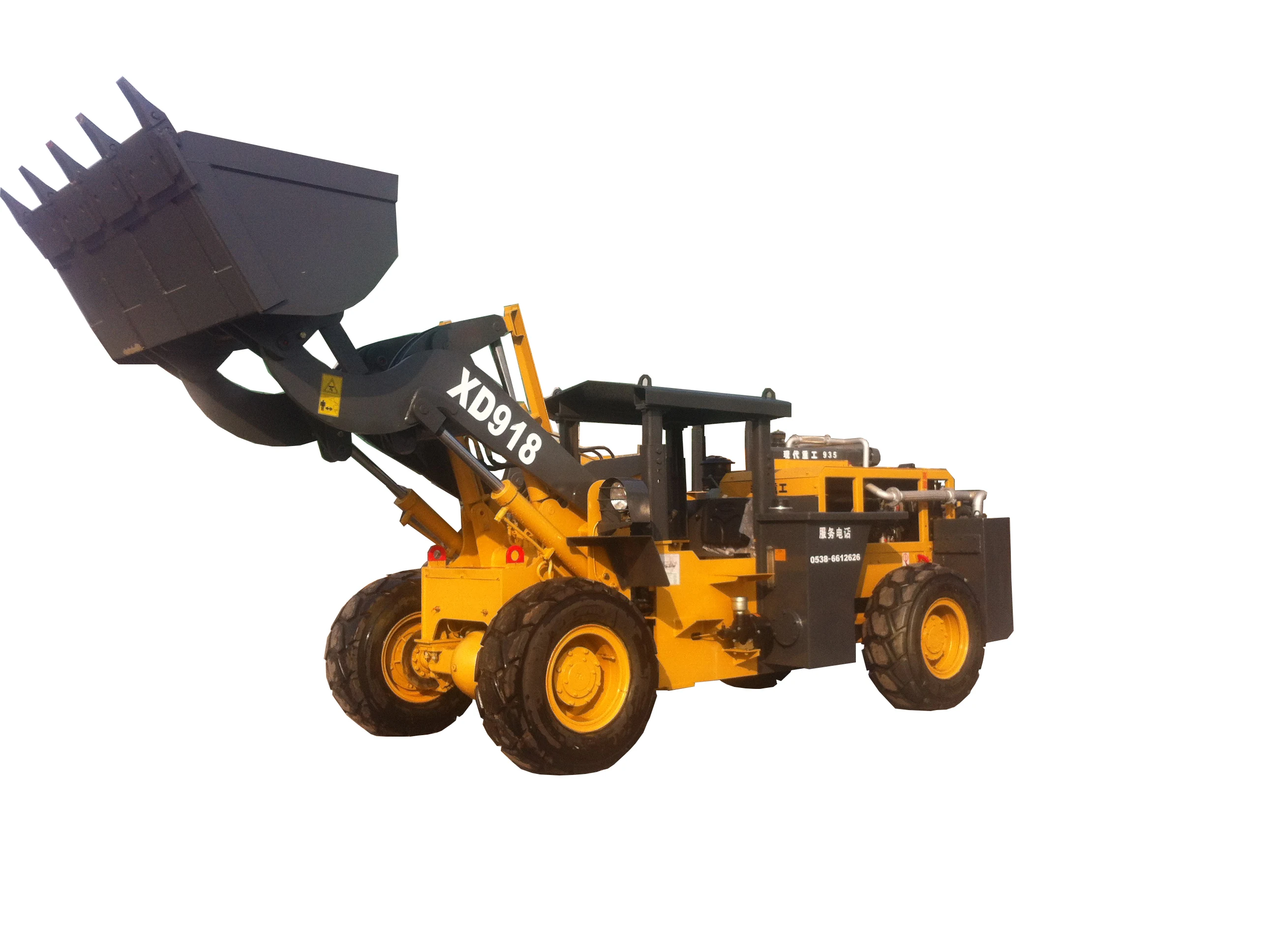 Chinese  Low Type XD918  Underground mining loader