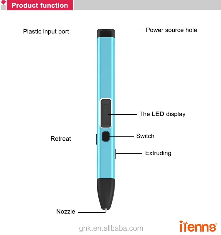 
3D magic printer pen low temperature printing pen with PCL filament refills for 3D pen 