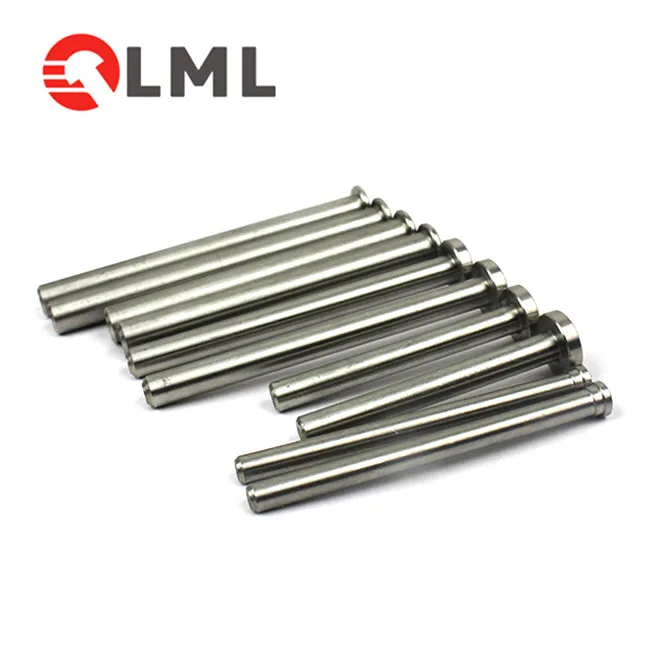 Custom Precision Small Diameter Steel Brass Taper Flat Head Welded Retaining Spring Knurled Shear Pin