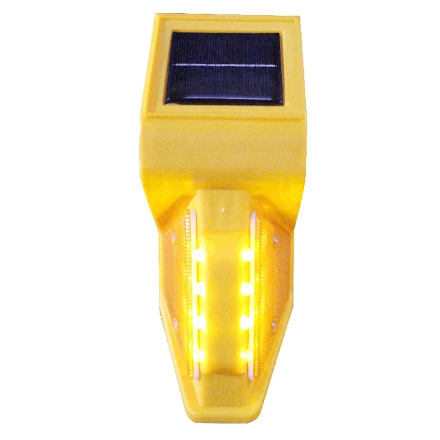 traffic safety road Photocontrol Outstanding Visibility PP Solar Guardrail Lights