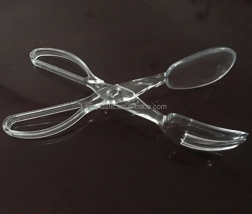 Vegetable and fruit custom hand salad tongs spoon salad serving tools