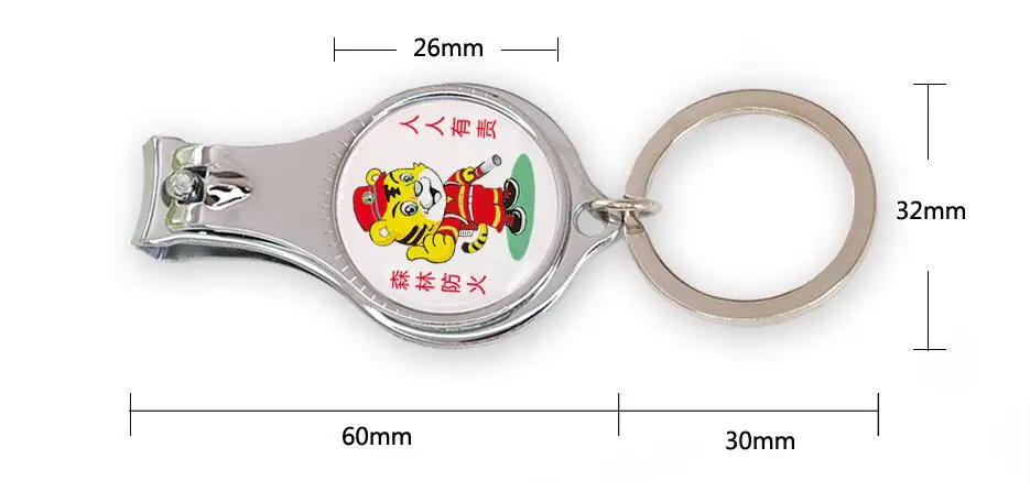 3 in 1 multi function Stainless steel Nail clippers with key chain and bottle opener for promotion gifts with custom laser logo