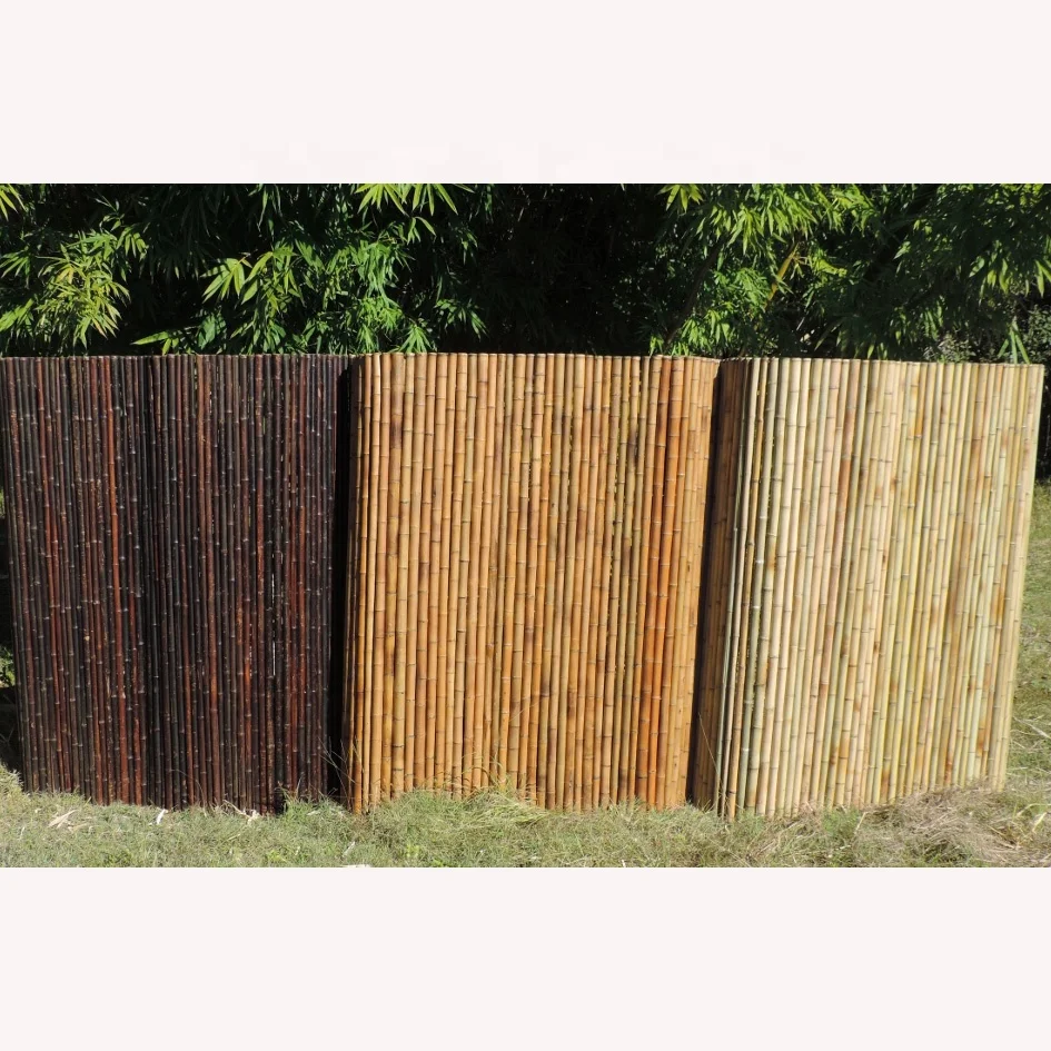 Натуральная и черная бамбуковая окантовка для