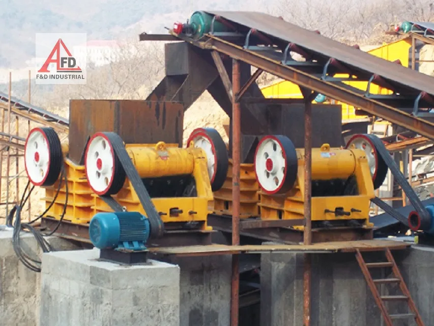 Small Jaw Rock Crusher Gold Secondary Jaw Crusher Reliable Lubrication System