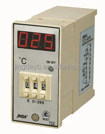 Digital LED display temperature differential thermostat, TC temperature regulator thermostat 220V temp. range( 0-399C )