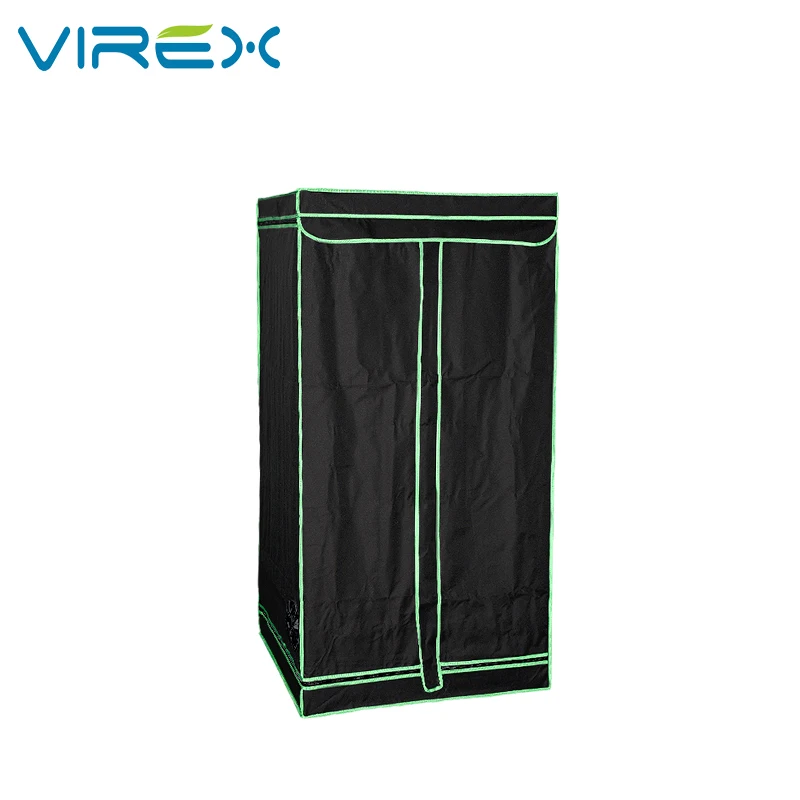 80*80*160 CM Hydroponic Highly Reflective Mylar Plant Grow Tent 600D Indoor Grow Tent