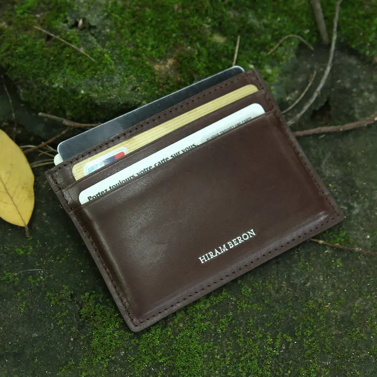 Wholesale Men Leather Credit Card Holder Unique Products To Sell