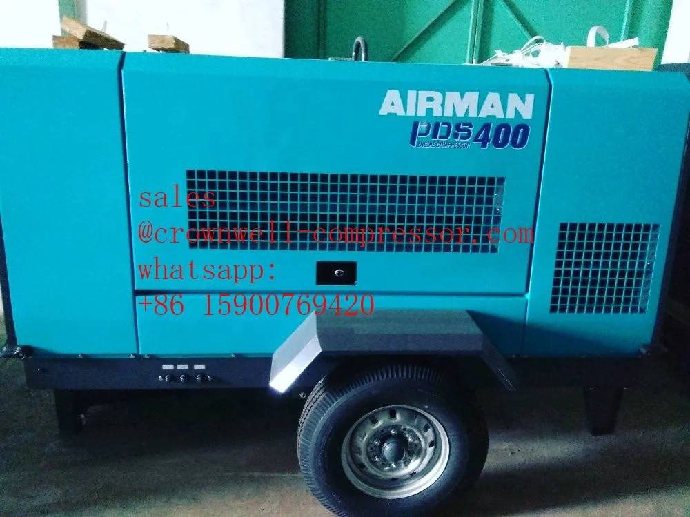 PDS185S-6C2 AIRMAN portable screw compressor Trailer series ENGINE YANMAR