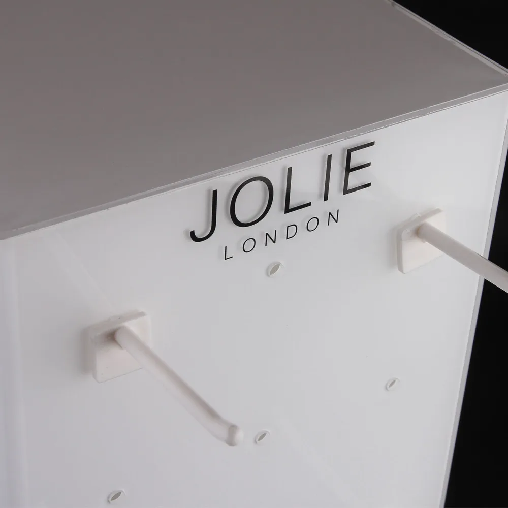 Современная акриловая вращающаяся подставка для сережек ювелирных изделий