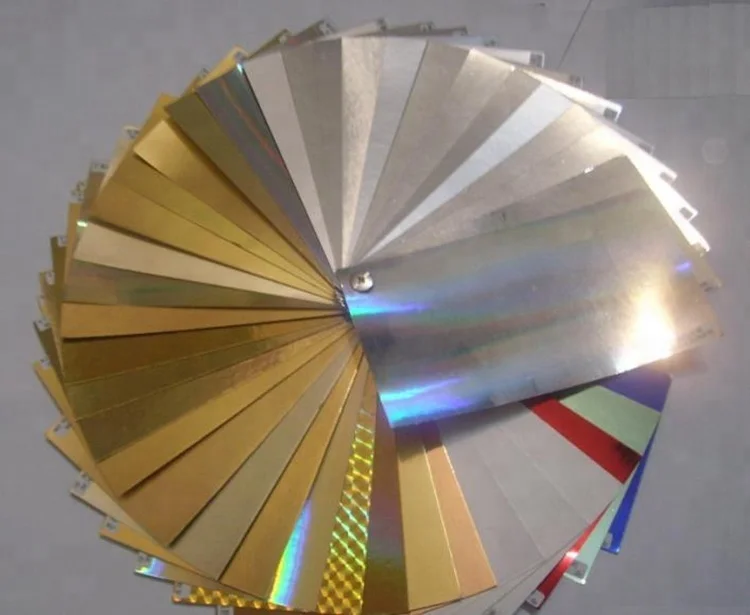 
Silver /gold Pet Metallized Film Laminated Paper For Printing And Packaging Box 