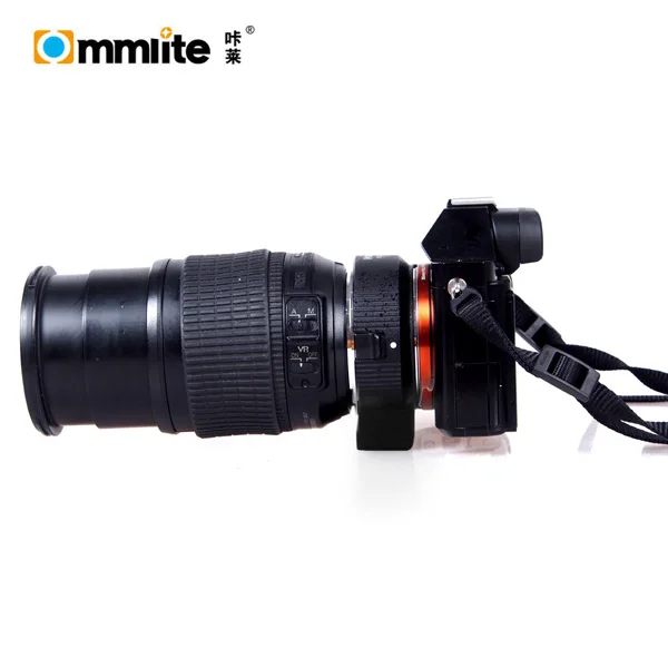 Commlite Pro Lens Mount Adapter with Auto Focus from for Nikon F Lens to for Sony E-Mount Camera