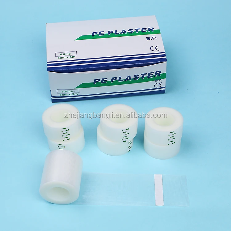 Transparent Medical  Adhesive Breathable PE Surgical Tape