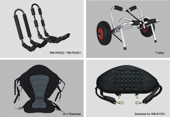 Kayak Rack Carrier Canoe Surf Ski Snowboard Roof Rack Top Mount