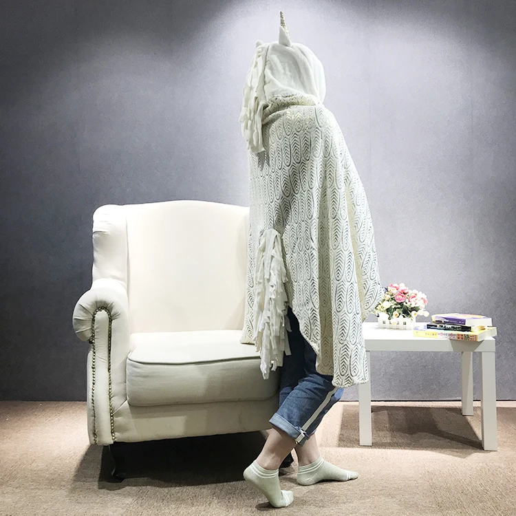 Flannel fleece animal, hooded blanket Kigurumi for kids adults/