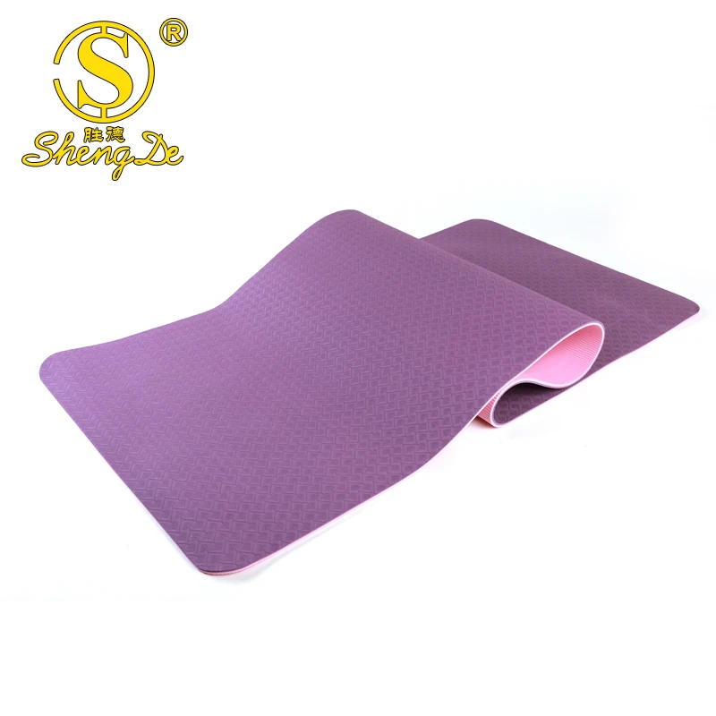 Устойчивый к разрыву экологически чистый материал нетоксичный зеленый и черный ТПЭ Йога матовый