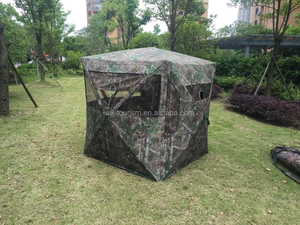 Deluxe 2 Person Pop Up Ground Tent Hunting Blind