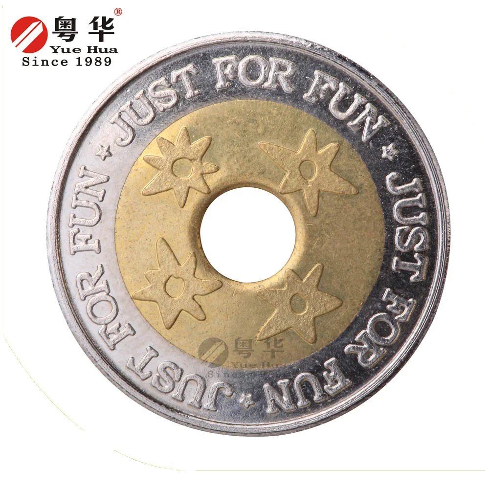 Factory Price Batting Cage Mid-hole Game Token Coins For Amusement Machine