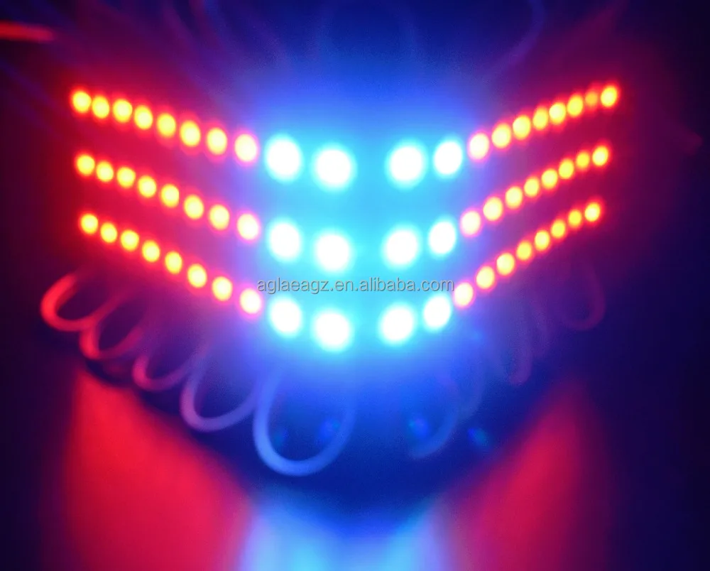 WS2811 RGB LED Module 5050 3 SMD Full Color Light Waterproof IP68 12V