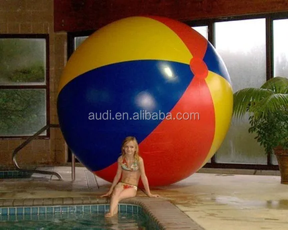 Hot selling colorful giant commercial inflatable beach ball popping