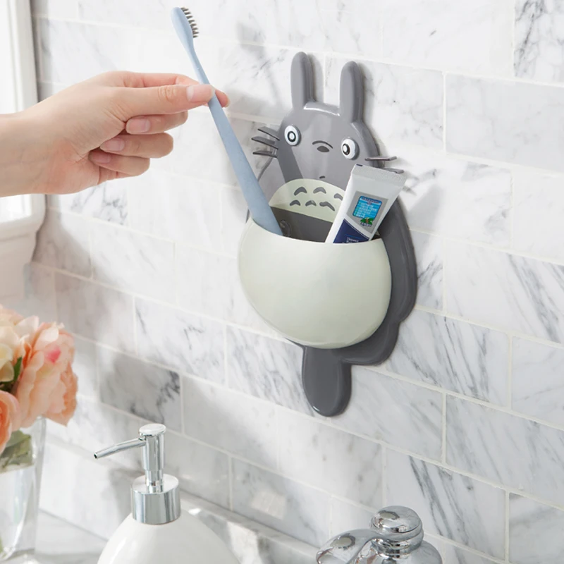 Милый красочный детский настенный держатель для зубных щеток
