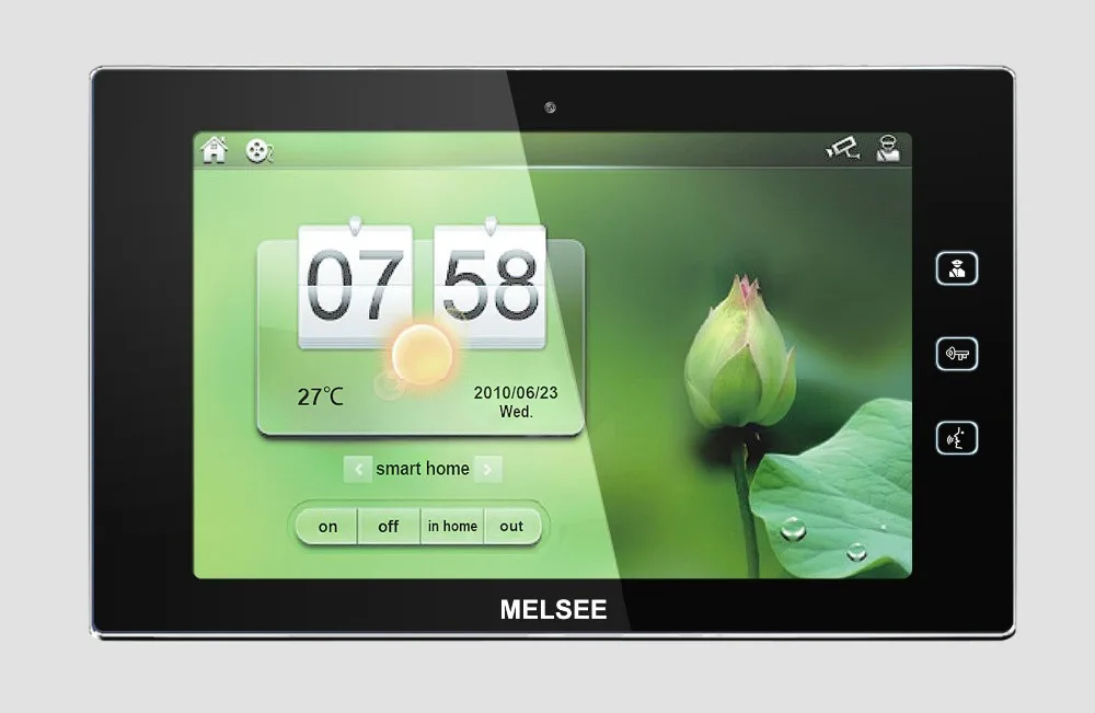
Melsee 10 inch ip video door phone intercom system with fingerprint for villa 
