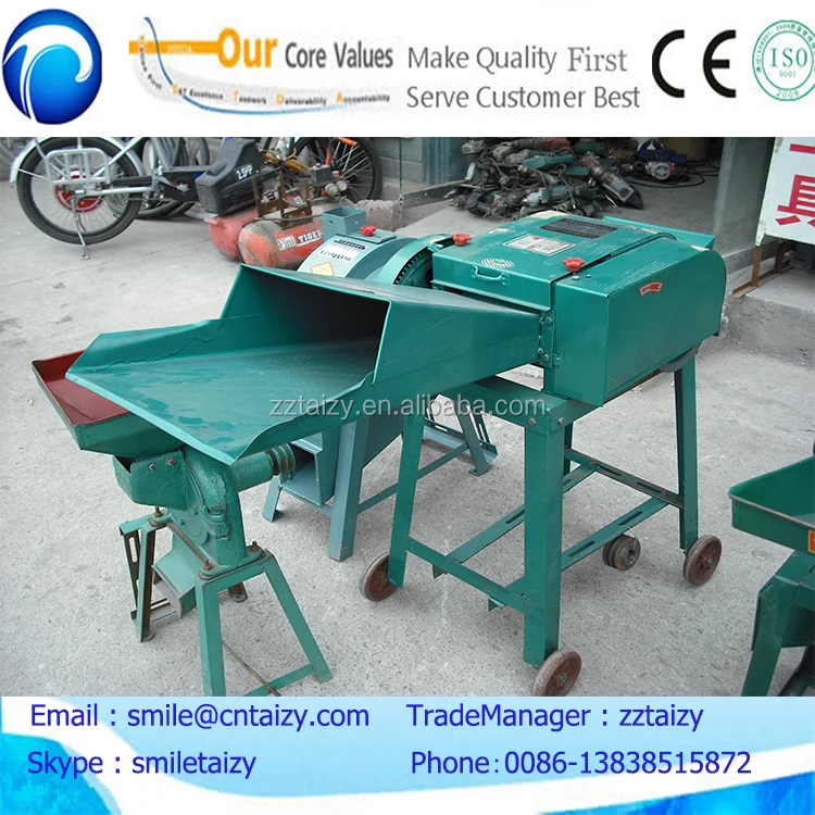 grain corn maize straw hay crusher