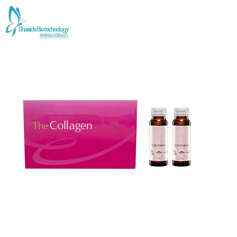 Private label collagen liquid drink oem anti aging skin hair nail care drink vegan collagen oral liquid