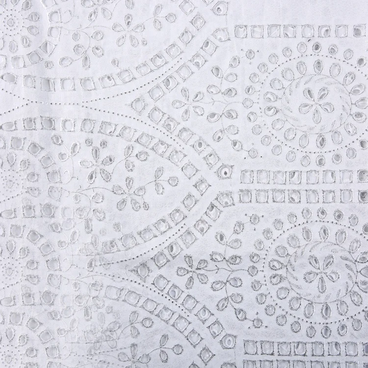 
Soft hand feel 60S*60S woven plain customized size white wedding fabric embroidery 
