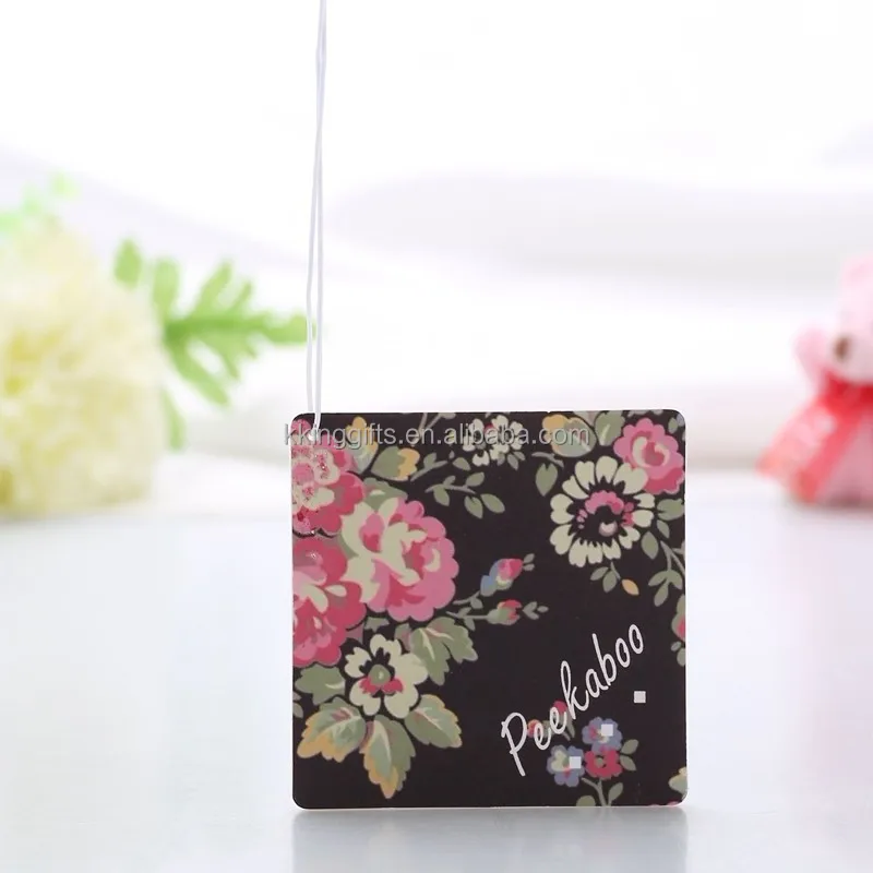 Free sample cards flavour and fragrance branded car airfreshners