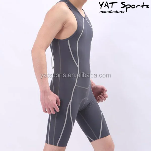 back pull zipper design tri suit manufacturer good stretchable one piece printing pattern custom men Triathlon suit