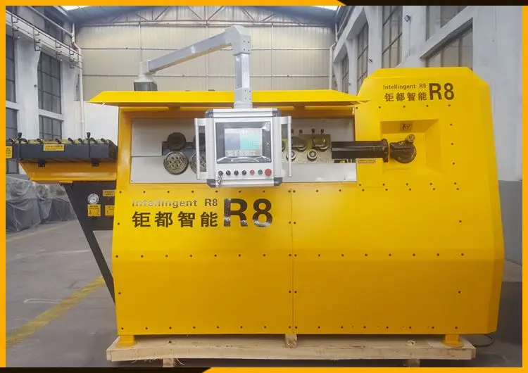 Factory price CNC automatic 4-12mm steel wire Stirrup bender/reinforcing rebar stirrup bending machine