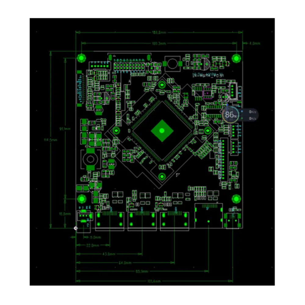 JX-9114DP 2HD MI+DP+Audio 4K LCD controller board support  4K lcd eDP 8 lan screen  with 1920*1080~ 3840*2160 resolution
