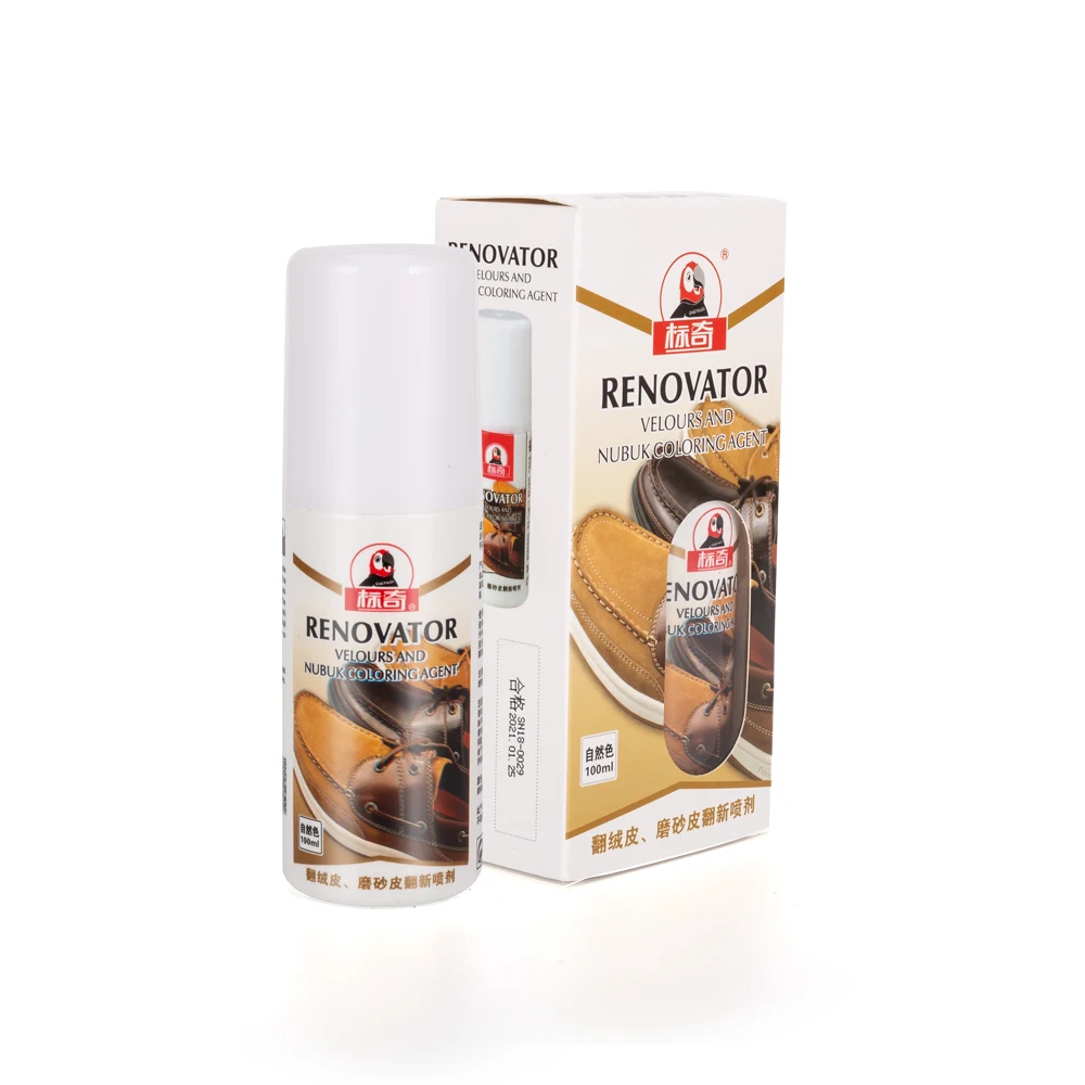 Factory Supply Leather Durable Sprayer Nourishing Coloring Agent Renew Freshener Suede Revive Agent Suede Nubuck Renovator