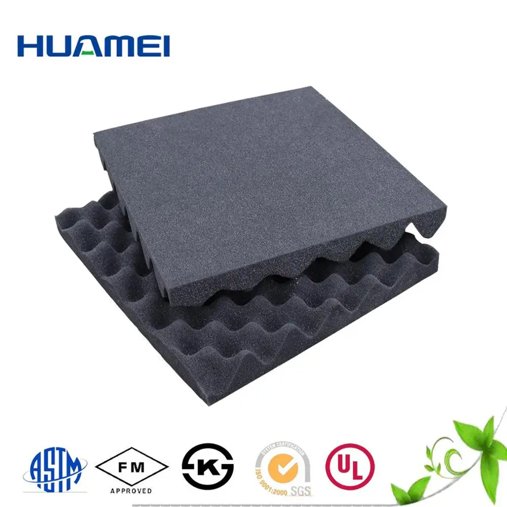 
sound proofing foam egg crate/sound absorbing egg shell PU foam 