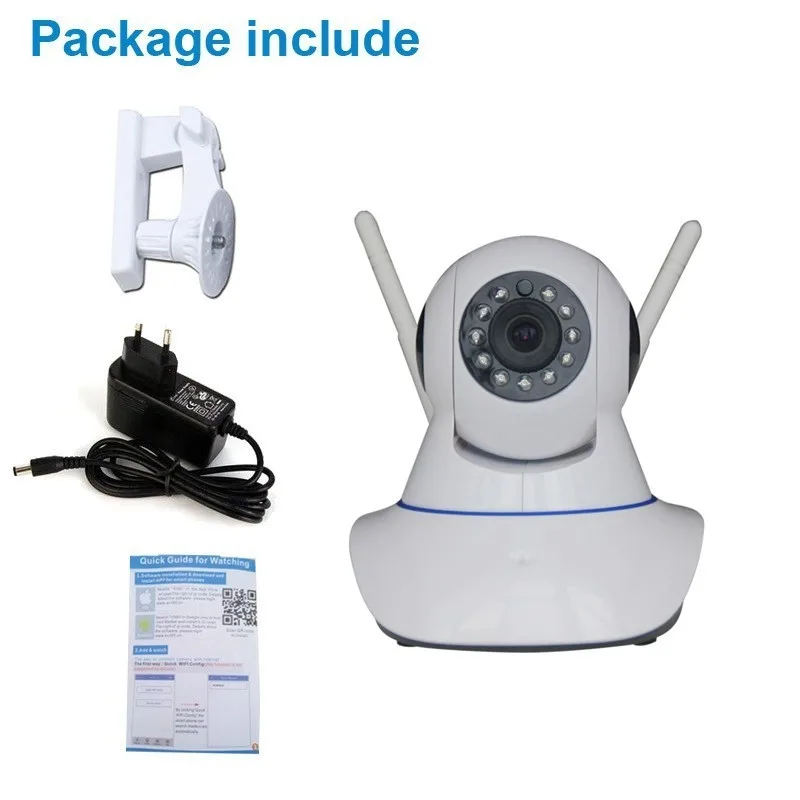 Besnt два Wi-Fi антенны Wi-Fi ip-камера 1.3mp 720 P ip беспроводной Wi-Fi камера p2p BS-IP26K