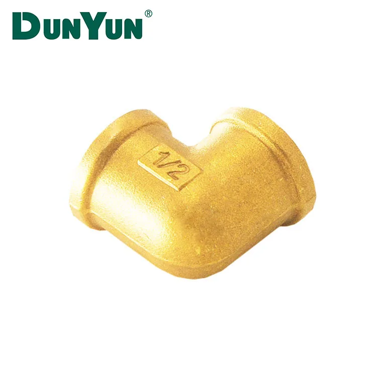CNC Machining Parts Brass elbow fitting Screw Brass Plumbing Pipe fittings