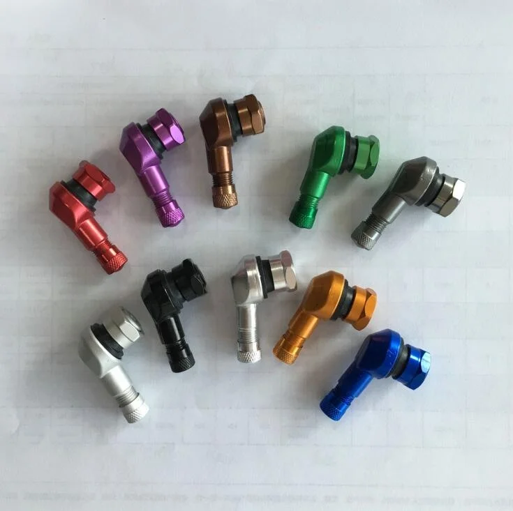 90 Degree Motorcycle Valve Stems  11.3mm Rim Sportbike Wheel 2pcs/set Motorcycle battery car modification valve