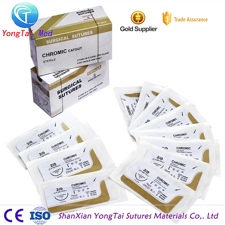 
Brand new non-absorbable 10/0 nylon surgical suture with high quality 