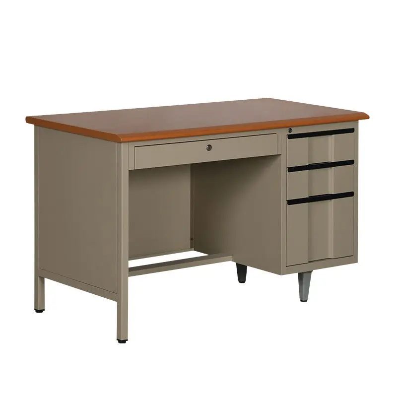 standard office desk metal computer table dimensions