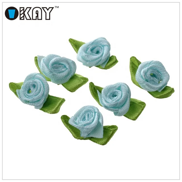 Wholesale Custom Polyester Satin Flowers Ribbon Bowknot For Garment