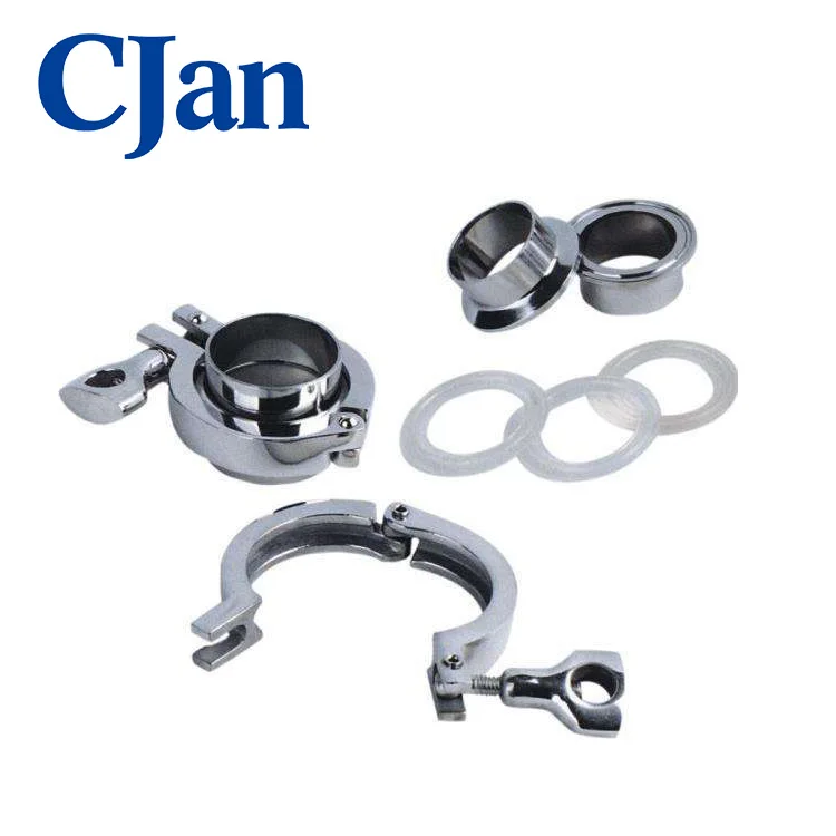 Stainless steel heavy duty single pin clamp, 13mhh clamp for TC hose fittings