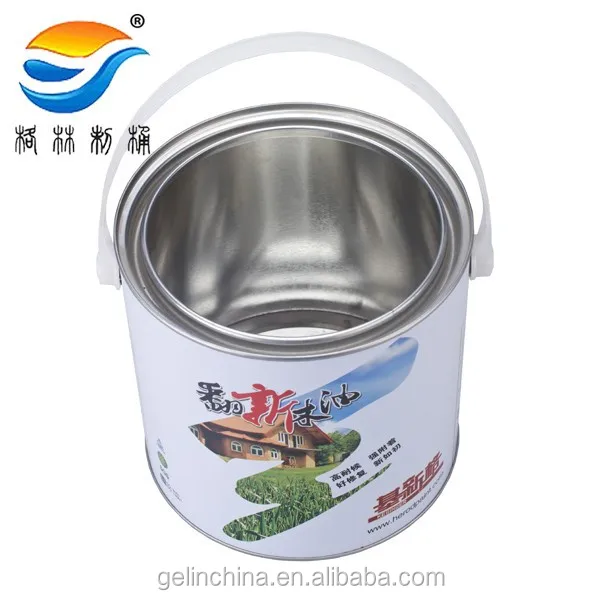 
2.5L Round Tinplate Galvanizing Pail 